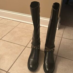 Michael Kor’s black riding boots, size 7.5M. Excellent condition!